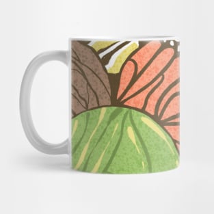 Butterfly Metamorphosis pattern Mug